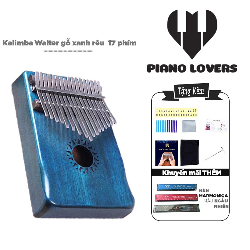 Đàn Kalimba Walter WK-17BL, 17 Phím