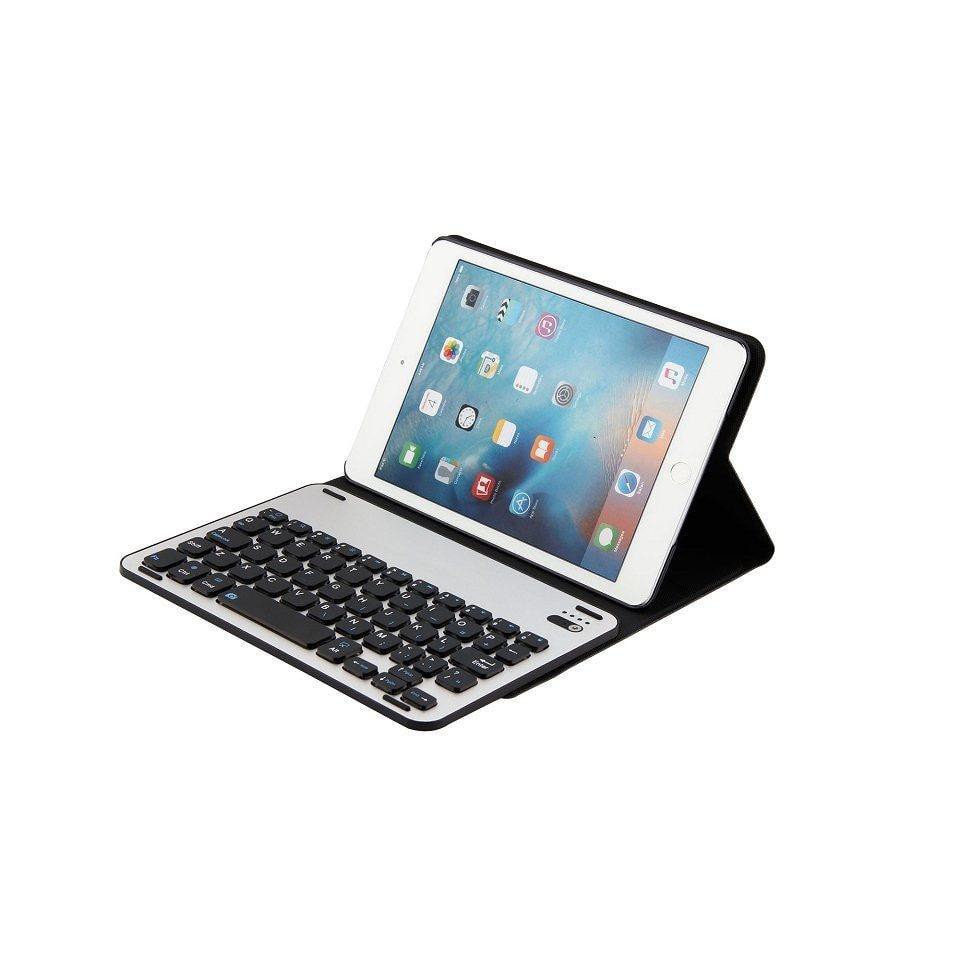 Bàn phím bluetooth iPad mini 1, mini 2, mini 3 Smart Keyboard Case (FT - 1008), kèm bao da