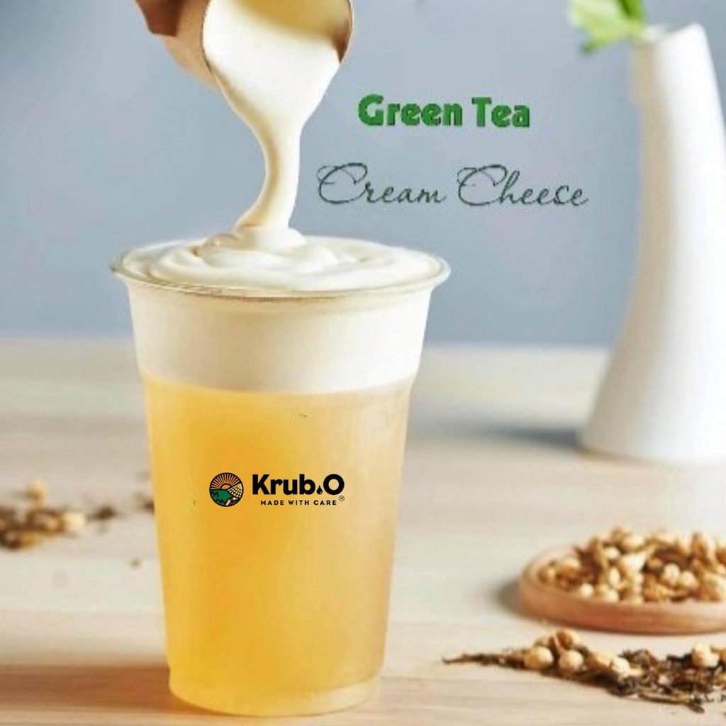 Trà xanh hoa nhài  Krub.O chuyên dùng pha trà hoa quả - trà chanh trà quất nguồn nông sản Việt túi 0.5kg