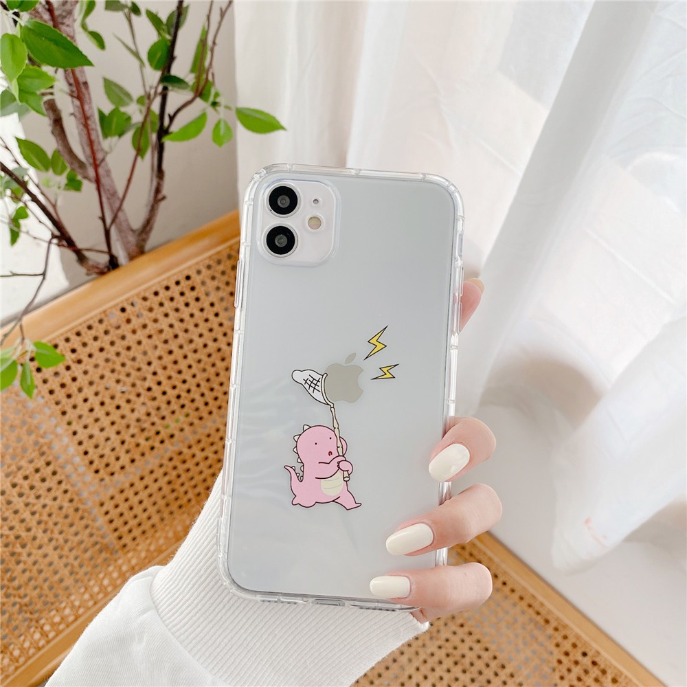 Ốp điện thoại TPU họa tiết khủng long thời trang cho Iphone 11 Pro Max X Xs Max Xr 7 Plus 8 Plus 6 Plus 6s Plus | BigBuy360 - bigbuy360.vn