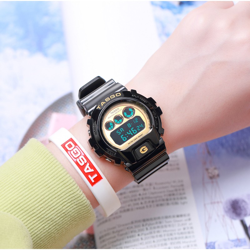 Đồng hồ thể thao nữ, đồng hồ điện tử TASGO dây đeo nhựa cao cấp mềm mại, chống nước tốt bảo hành 1 năm T111 | BigBuy360 - bigbuy360.vn