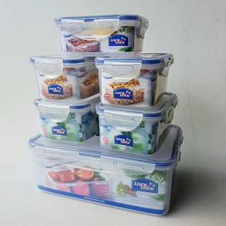 Bộ 6 hộp nhựa đựng thực phẩm Classic Lock&Lock HPL826S6