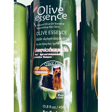 Sữa tắm Olive essence làm đẹp và chống rụng lông chai 450ml