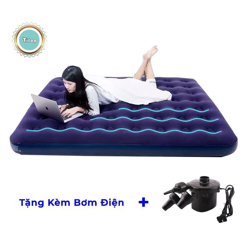 Nệm Hơi 191cm*137cm*22CM Nệm hơi Cao Cấp hàng sẵn