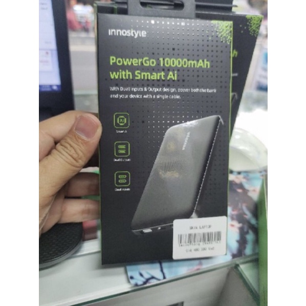 Sạc dự phòng Innostyle 10000mah powerGo smart AI