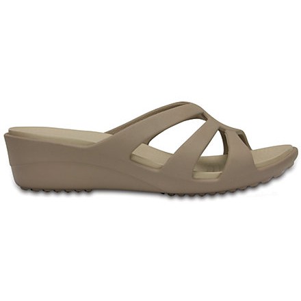 Dép Crocs Women's Sanrah Strappy Wedge - Hàng Mỹ.