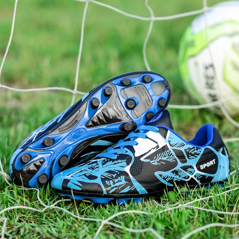 Giày Đá Bóng Cổ Cao Size 34-38 A354t 8 e5m88 Thời Trang Mùa Xuân Cho Bé