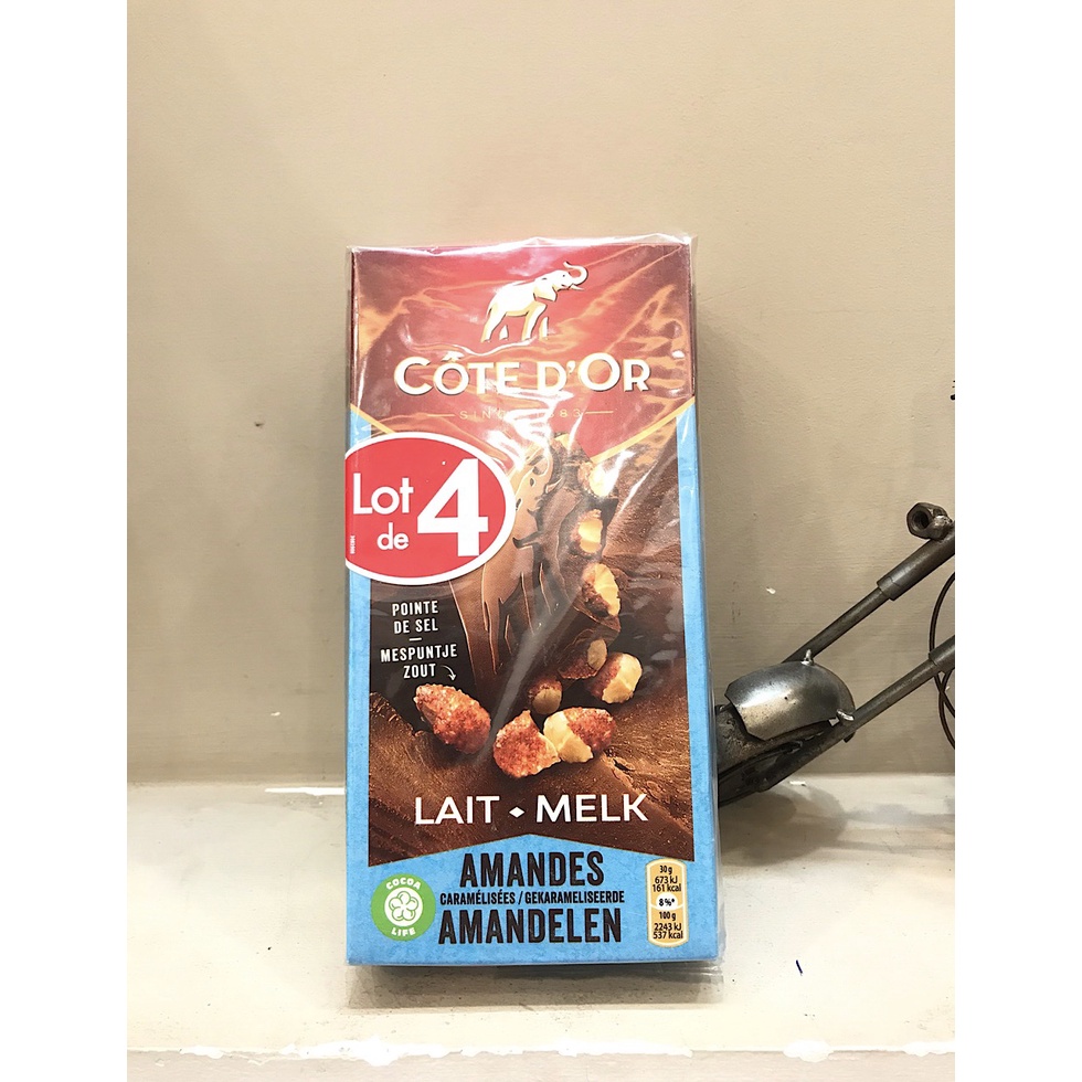 SoCoLa Sữa Hạnh Nhân Tẩm Caramel CÔTE D’OR 180g: 🇫🇷🇫🇷Pháp