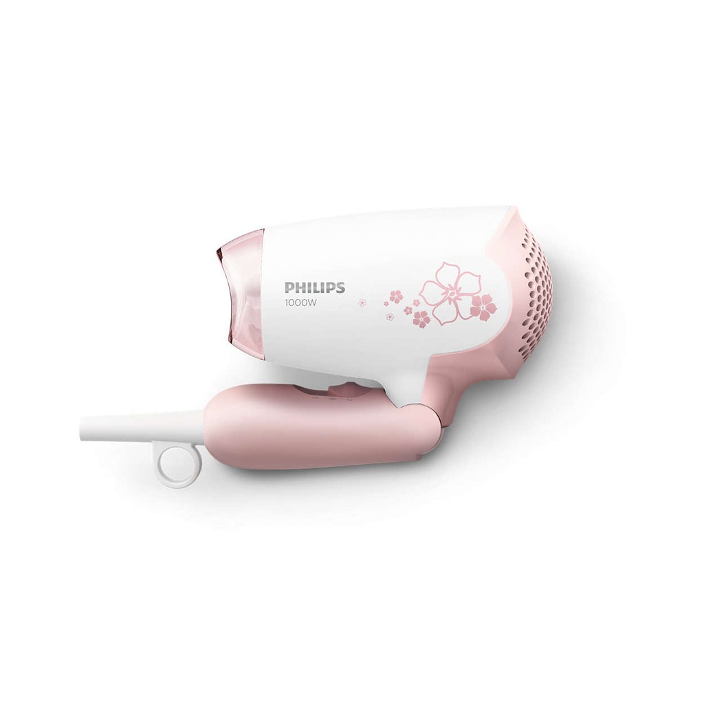Máy sấy tóc mini Philips HP8108/00 chính hãng - Bảo hành 24 tháng- Công suất:1000 W  Tốc độ sấy:2 tốc độ