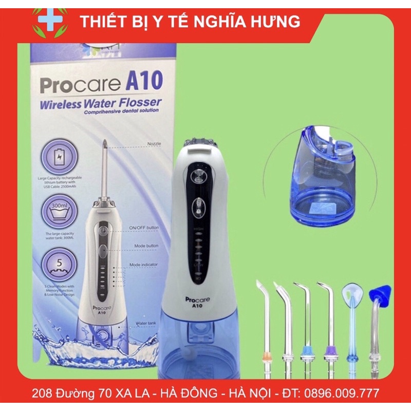 Máy Tăm Nước Cao Cấp Procare A10 Chính Hãng