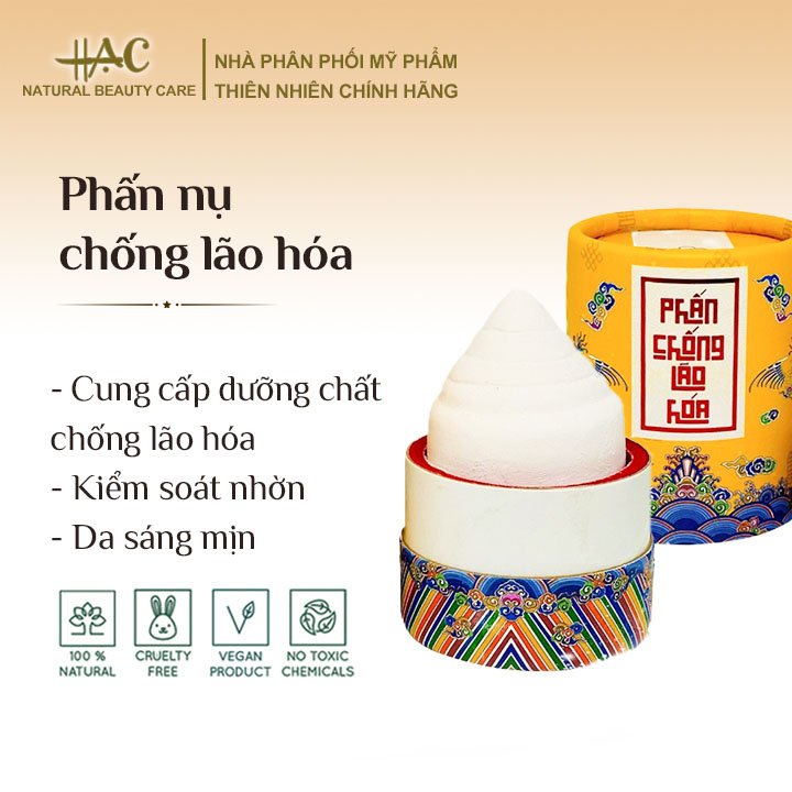 Phấn phủ trang điểm dưỡng da mỏng nhẹ chống lão hóa, makeup nâng tone, chiết suất tự nhiên - Phấn Nụ Hoàng Cung | BigBuy360 - bigbuy360.vn