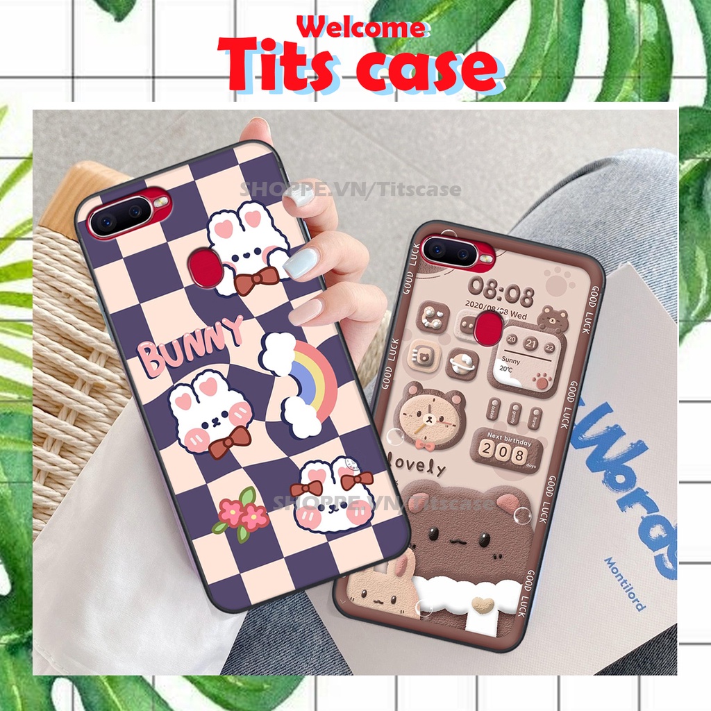 Ốp lưng Oppo A5S / A7 / F9 / A12 in hình GẤU K@WS- BE@R COOL-CỰC XINH-RẺ-BỂN -ĐẸP