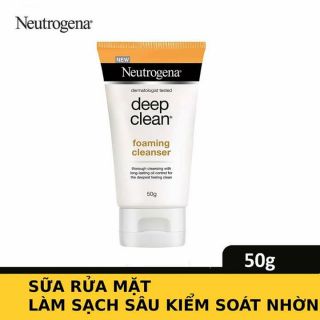 Sữa rửa mặt Neutrogena Deep Clean Foaming Cleanser 50g