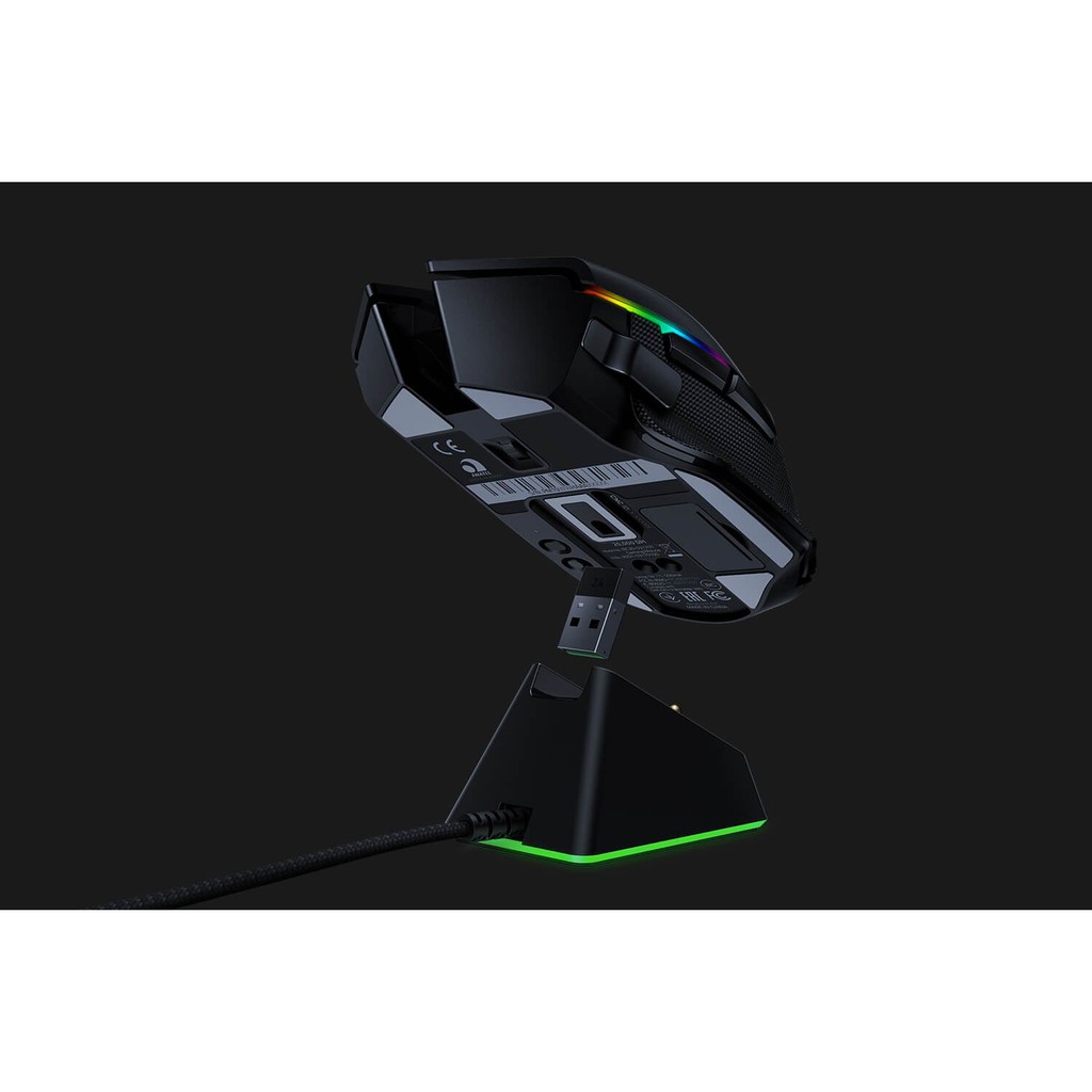 Chuột chơi game Razer Basilisk Ultimate Wireless with Charging Dock (RZ01-03170100-R3A1) – Kèm dock sạc- Hàng Chính Hãng