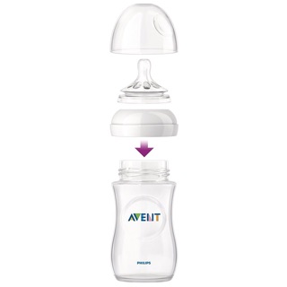 Set 3 bình Avent Natural 260ml