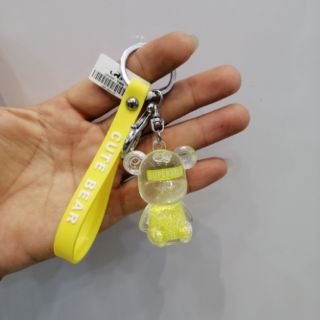 MÓC KHÓA GẤU NƯỚC CUTE CÓ DÂY