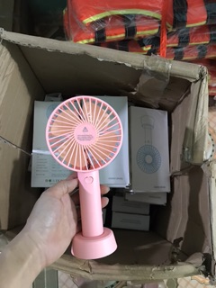 SỈ QUẠT SẠC PIN MINI CÓ ĐẾ