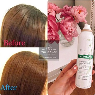 (TULIPSHOP84 , hàng chính hãng chuẩn Pháp )Dầu gội khô KLORANE