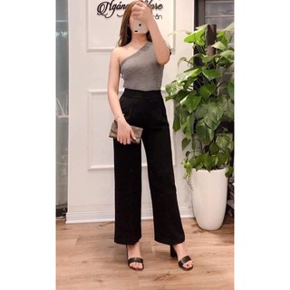 QUẦN ỐNG RỘNG KHÓA SƯỜN