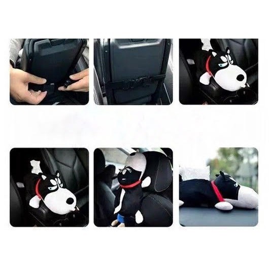 Hộp đựng khăn giấy hình thú nhồi bông dễ thương , hộp đựng khăn giấy sáng tạo trên ô tô