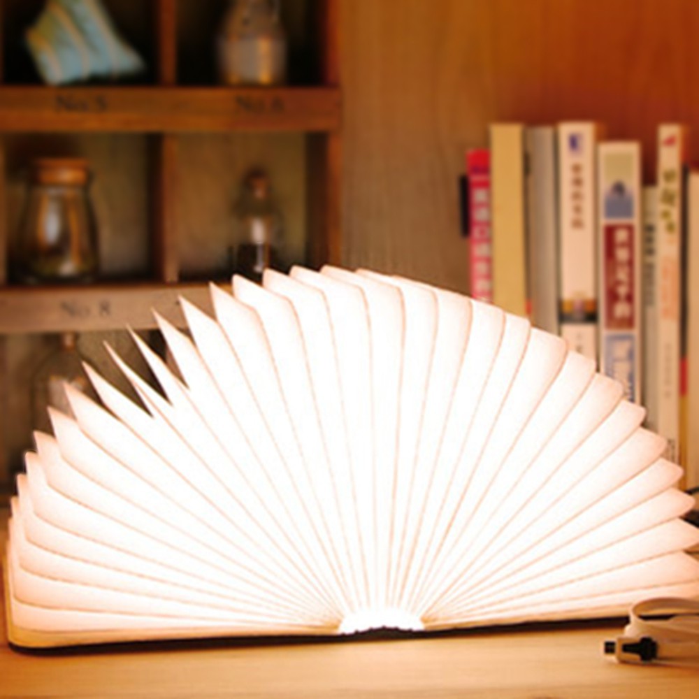 Đèn Led Hình Sách Kèm Cáp Sạc Usb Độc Đáo