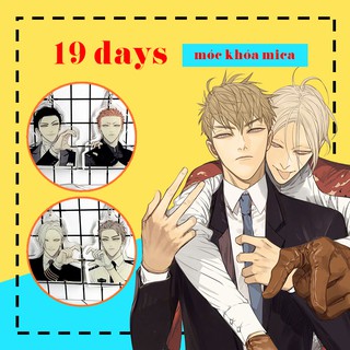 Móc khóa mica 19 DAYS (Old Xian) manhua đam mỹ - Hạ Thiên - Mạc Quan Sơn - Kiến Nhất - Triển Chính Hi
