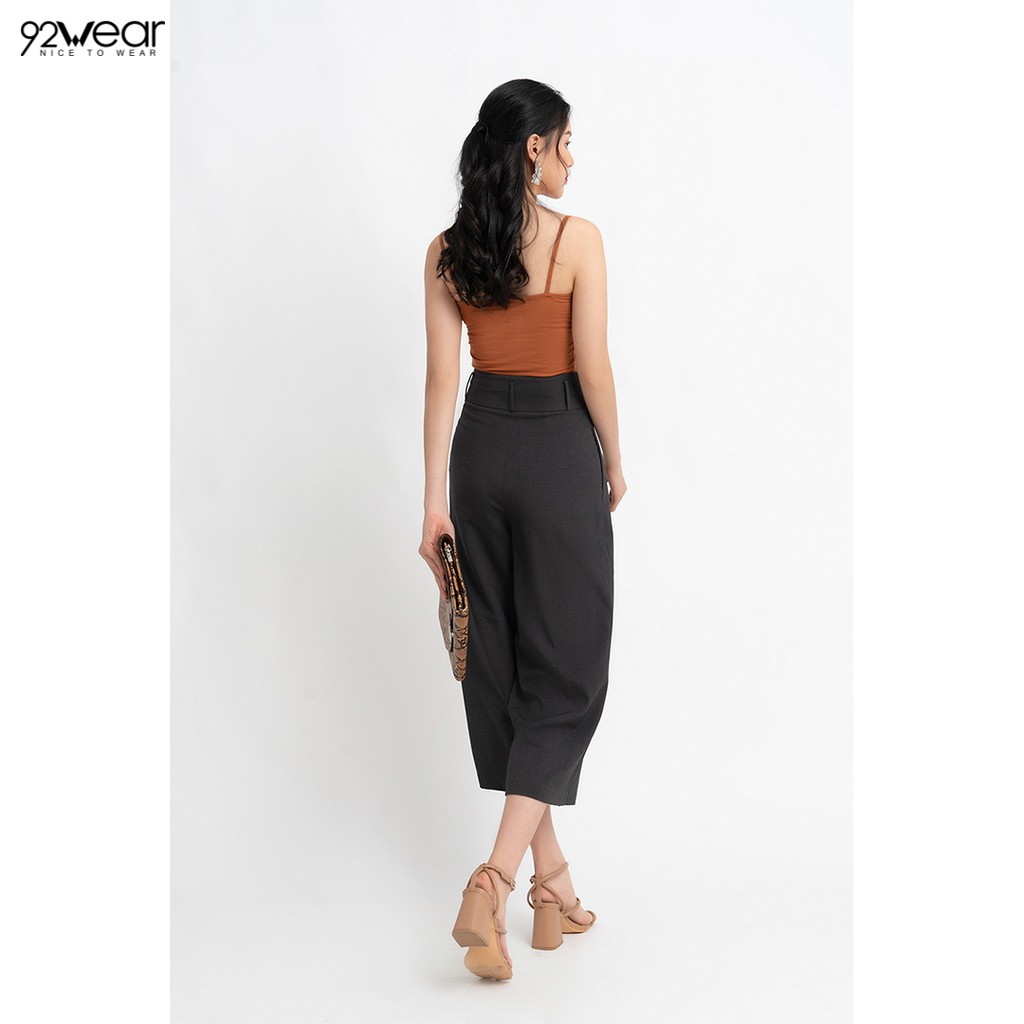 Quần âu công sở 92WEAR đủ màu, đủ size, ống rộng cạp cao QAW0925 | BigBuy360 - bigbuy360.vn
