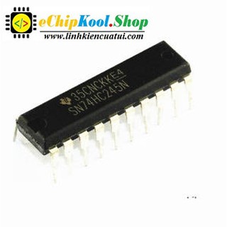Ic 74hc245 dip 20 - ic đệm tín hiệu nâng dòng 74hc245 - combo 5 chiếc