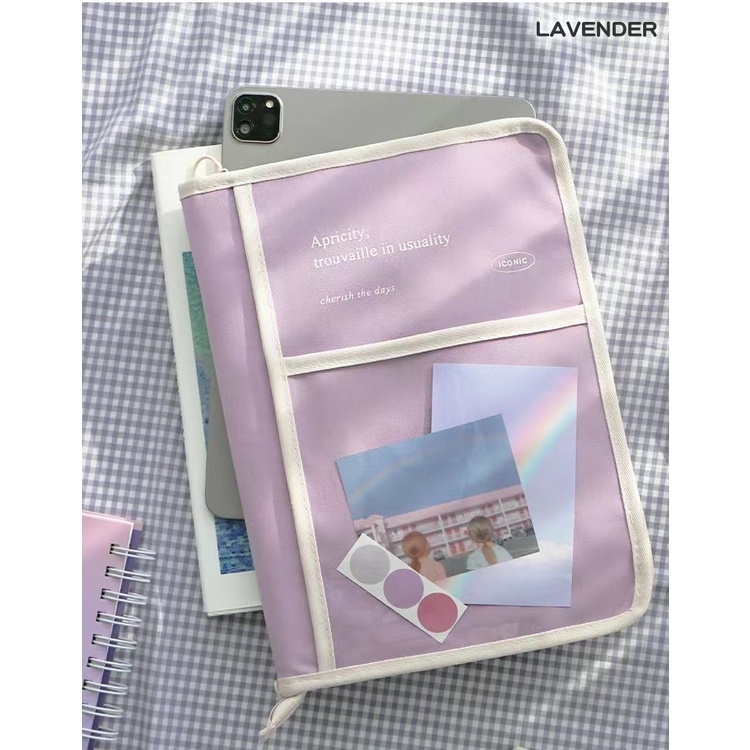 Túi Vải Canvas Đựng Máy Tính Bảng iPad Pro 11-Inch Phong Cách Hàn Quốc 2022