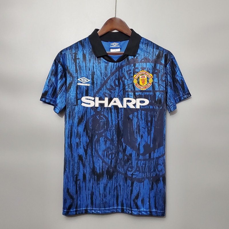 Áo Thun Bóng Đá Manchester United Phong Cách Retro 1998 07 08 2002 93 94