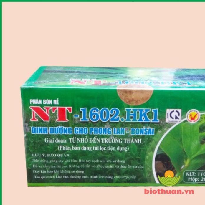 Phân Bón Chậm Tan Dạng Túi Lọc Hộp 20 Túi NT-1602 HK1 Cung Cấp Dinh Dưỡng Cho Phong Lan, Hoa Cảnh