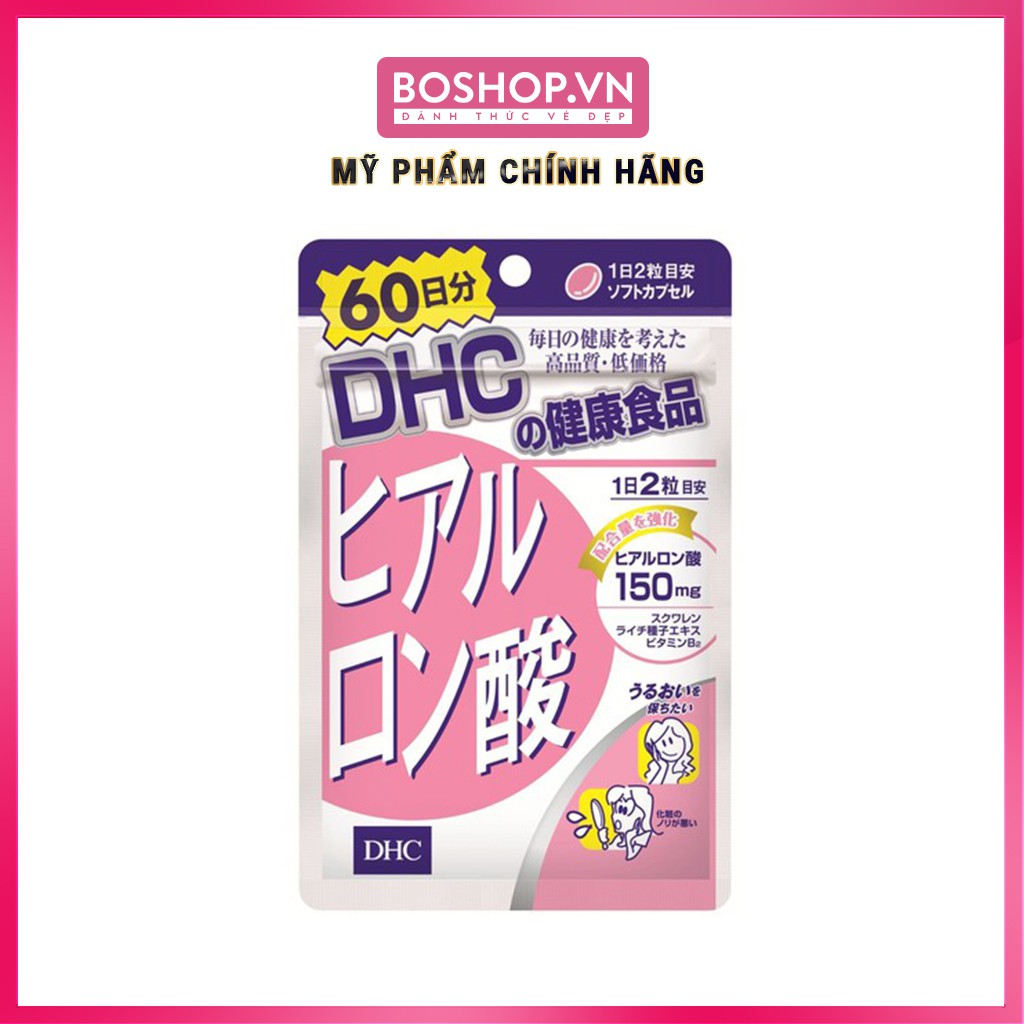 [Mã 77FMCGSALE giảm 8% đơn 500K] Viên Uống Cấp Nước DHC 150mg Hyaluronic Acid 60 Ngày