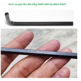 9mm Lục giác đen đầu bằng NHẬT BẢN No.008-9 EIGHT