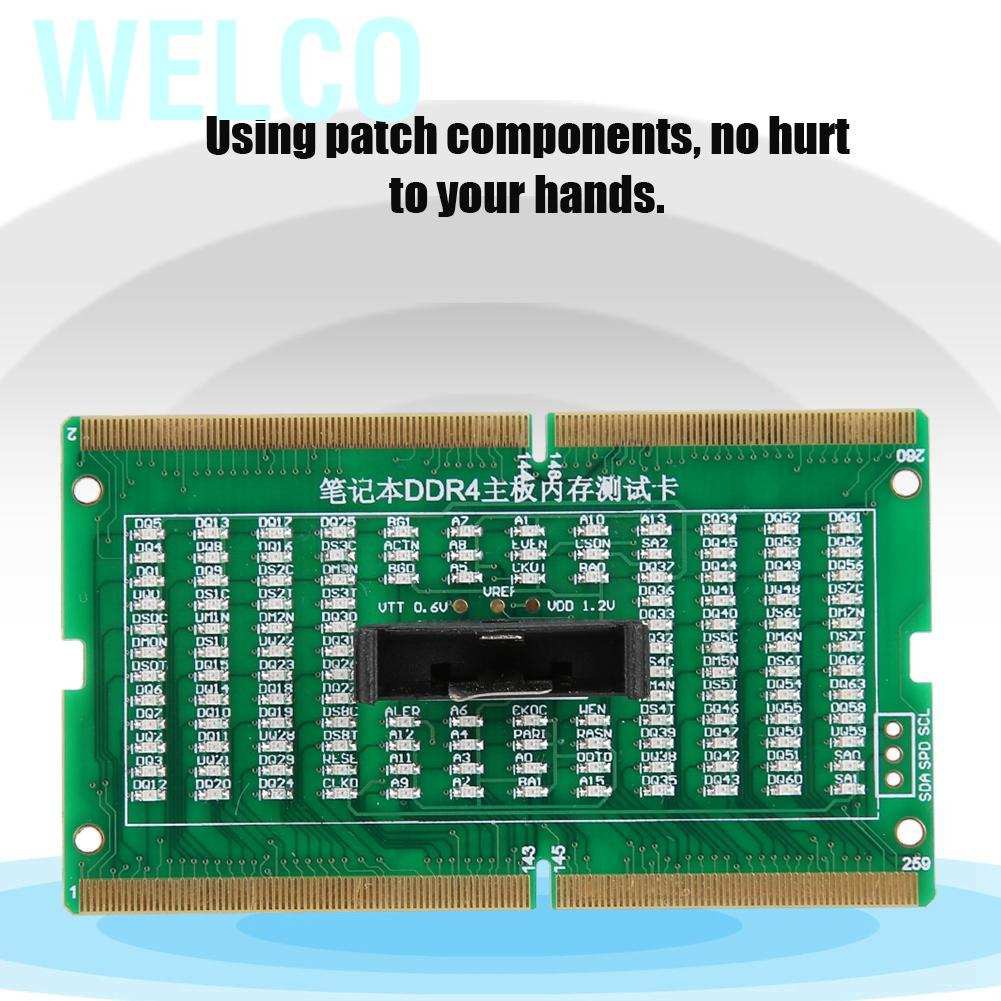 Thanh Kiểm Tra Thẻ Nhớ Máy Tính Có Đèn Led Welco Ddr2 Ddr3 Ddr4 | BigBuy360 - bigbuy360.vn