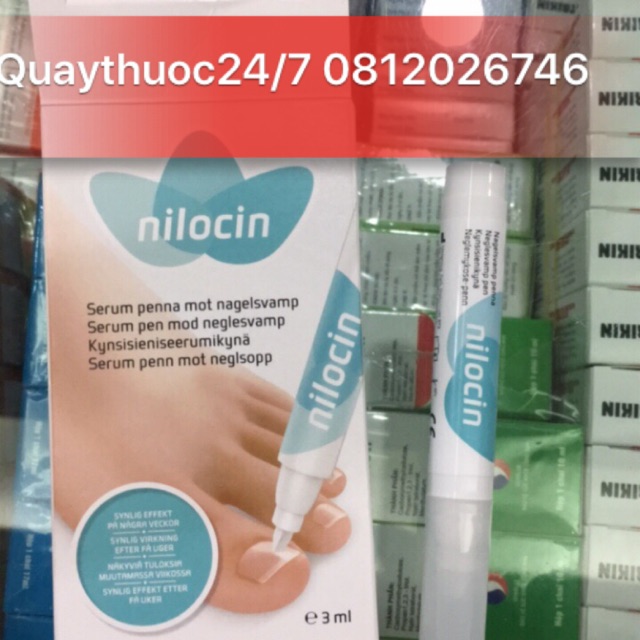 ✅✅(CHÍNH HÃNG) GEL TRỊ NẤM MÓNG TAY,CHÂN NILOCIN(3gr)