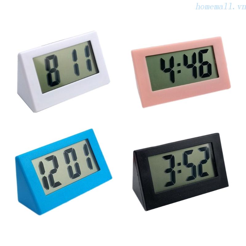 Màn Hình Đồng Hồ Báo Thức Điện Tử 12H Mini Hình Tam Giác