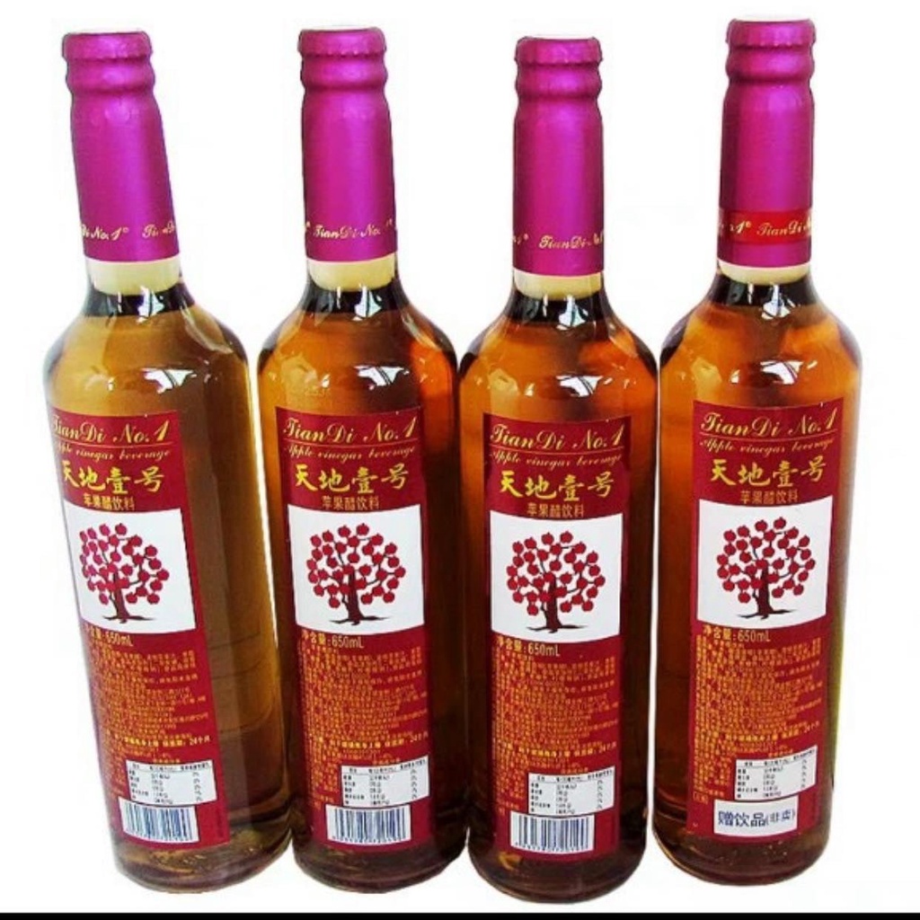 Nước uống giảm cân giấm táo lên men, Nước giấm táo Tinadi No1❤️ Thức uống lên men, không cồn, lành mạnh