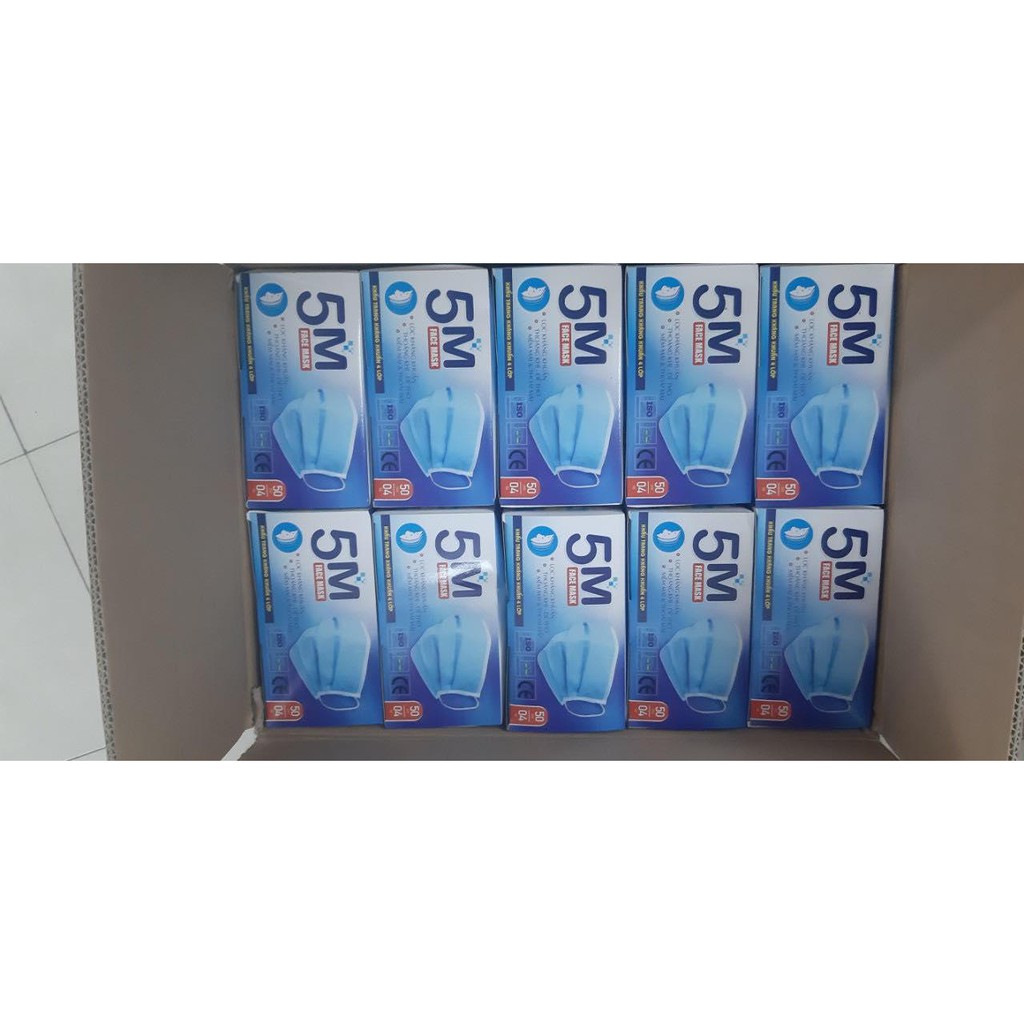 Khẩu trang Y tế kháng khuẩn 4 lớp 5M Face Mask giá Gốc | BigBuy360 - bigbuy360.vn