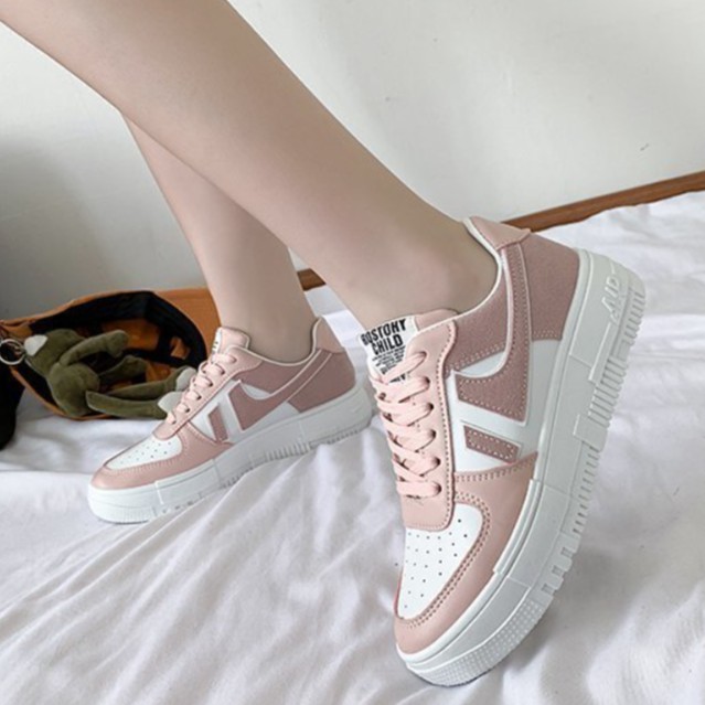 Giày Thể Thao Sneaker Nữ Học Sinh Phối Màu Đẹp Hot Trend G 130