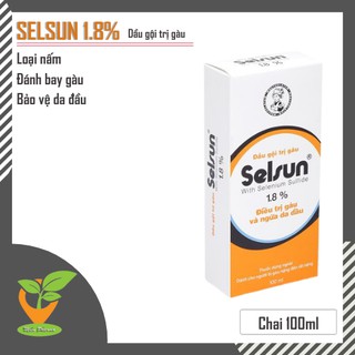 DẦU GỘI SELSUN 1.8% - Dầu gội sạch gàu Selsun 1,8% 100Ml