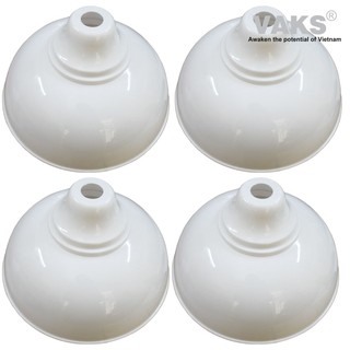 4 cái Chụp đèn chống mưa, chống chói kích thước 295mm x 180mm - 319 - nhựa ABS - sx tại Việt Nam