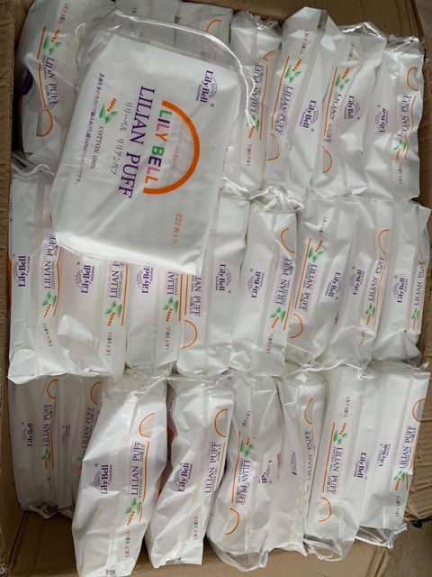 Bông Tẩy Trang Suzuran Lily Bell Lilian Puff 222 Miếng | BigBuy360 - bigbuy360.vn