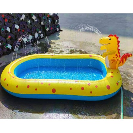 Bể Bơi Phun Nước tự động cho bé, Bể bơi khủng long phun nước ngoài trời [HÀNG CHUẨN]