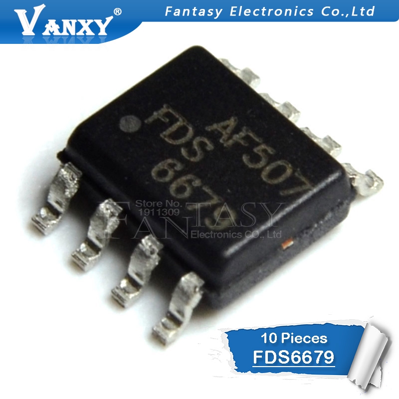 Set 10 Linh Kiện Điện Tử Fds6679Az Sop8 Fds6679 Sop 6679az Sop-8 Smd