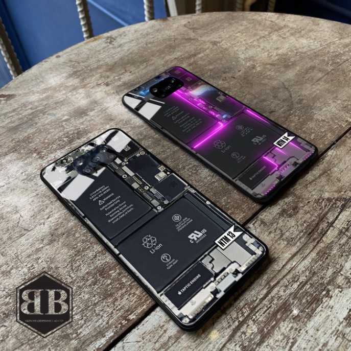 Ốp lưng kính cường lực Xiaomi Poco X3 NFC / Poco X3 Pro hình nội thất máy sáng tạo