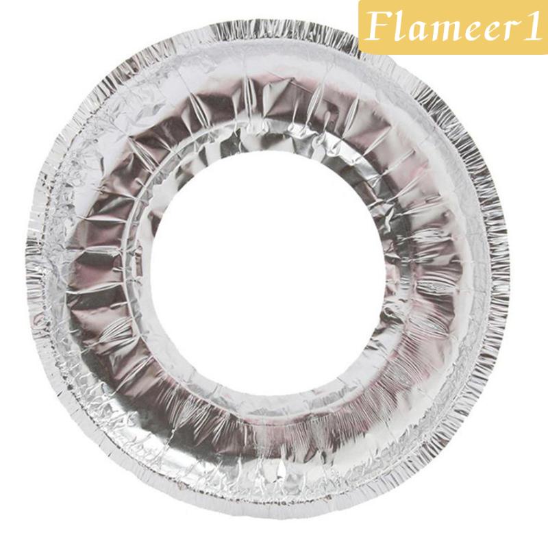 [flameer1] Set 10 Vỏ Bọc Bếp Ga Bằng Lá Nhôm Dễ Lau Chùi