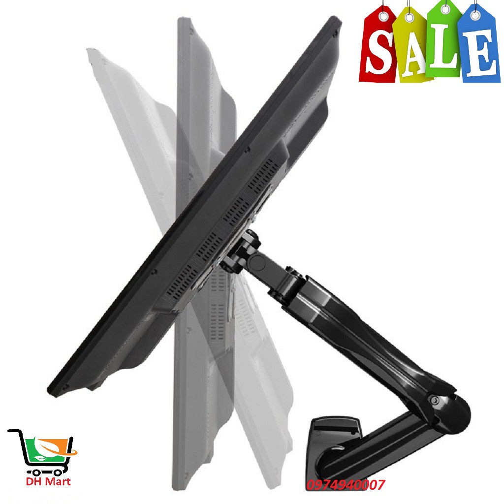 [Mới nhất tải trọng 9Kg] Giá treo màn hình máy tính F80 - Xoay 360 độ - Hàng nhập khẩu | BigBuy360 - bigbuy360.vn