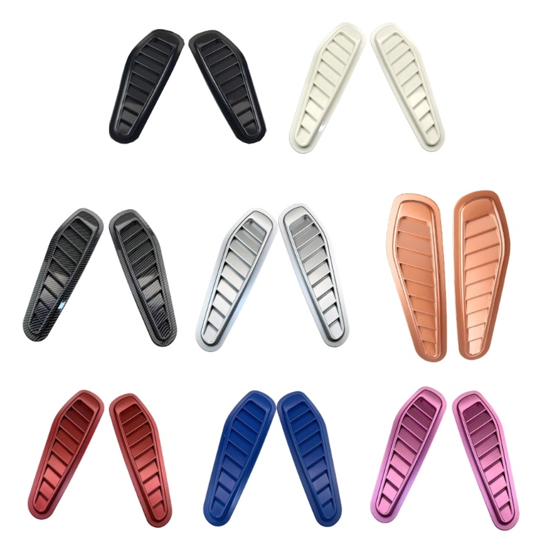 Bộ 2 Miếng Dán Trang Trí Lỗ Thông Gió Tự Dính Dành Cho Xe Hơi