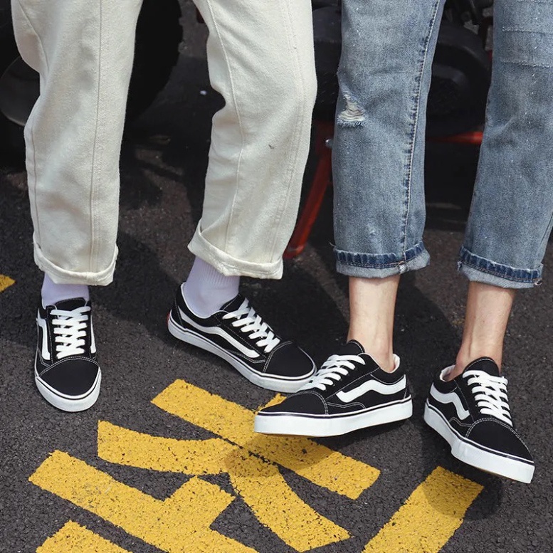 [Ảnh+Video thật][Full bill +box] GIÀY 𝐕𝐀𝐍𝐒 OLD SKOOL MÀU ĐEN Giày thể thao nam nữ cao cấp thời trang 2022 | BigBuy360 - bigbuy360.vn