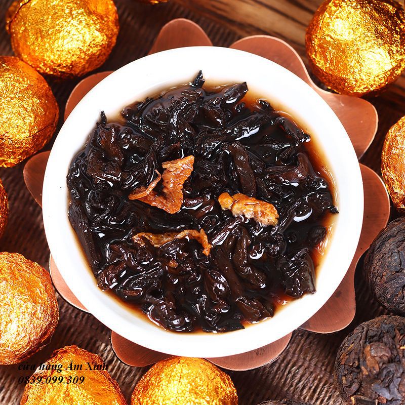 Trà Phổ Nhĩ Quýt Vân Nam (Đóng túi 06 viên khoảng 50 gram) | BigBuy360 - bigbuy360.vn